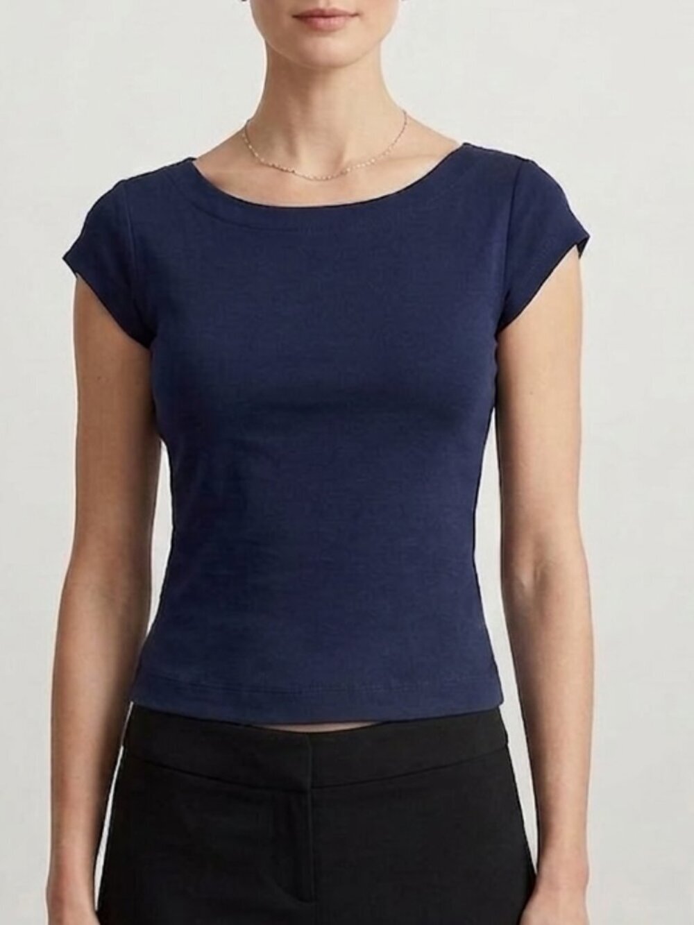 Ralph Lauren Green Label Women Blue Short Sleeve Top